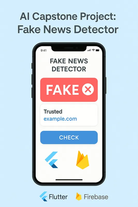 تطبيق للتحقق من الأخبار الزائفة بالذكاء الاصطناعي